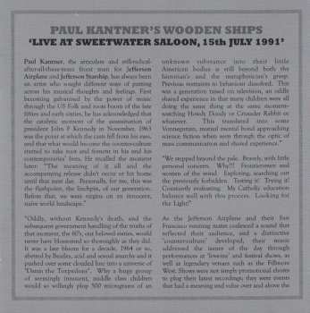 2CD Paul Kantner's Wooden Ships: Live At Sweetwater Saloon
