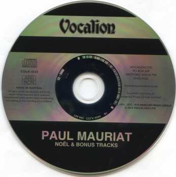 CD Paul Mauriat And His Orchestra: Noël 