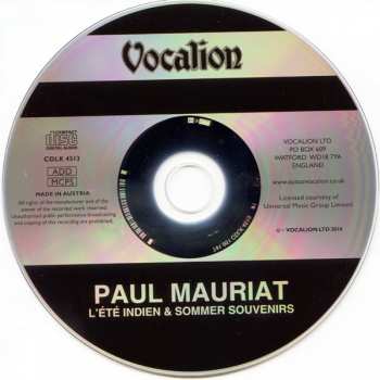 CD Paul Mauriat: L'été Indien / Sommer Souvenirs