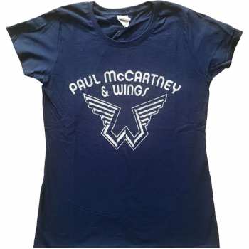 Merch Paul McCartney: Donne Maglietta Wings Logo Paul Mccartney 