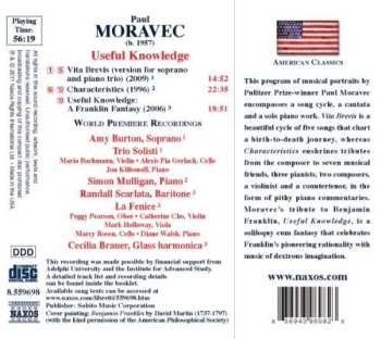 CD Trio Solisti: Useful Knowledge / Vita Brevis / Characteristics