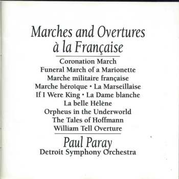 CD Paul Paray: Marches And Overtures À La Française