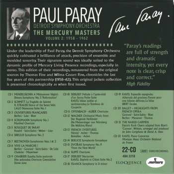 22CD/Set di cofanetti Paul Paray: The Mercury Masters Volume 2: 1958-1962 LTD