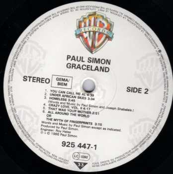 LP Paul Simon: Graceland