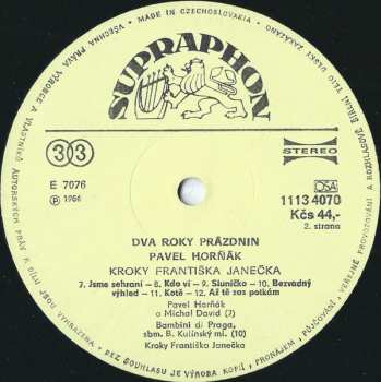LP Kroky: Dva Roky Prázdnin