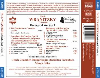 CD Pavel Vranický: Orchestral Works • 1