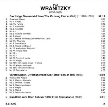 CD Pavel Vranický: Orchestral Works • 5