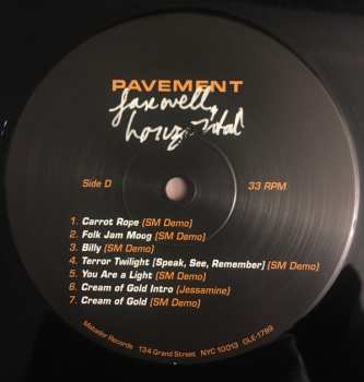 4LP/Set di cofanetti Pavement: Terror Twilight: Farewell Horizontal LTD