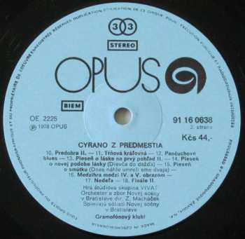 LP Pavol Hammel: Cyrano Z Predmestia