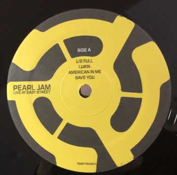 LP Pearl Jam: Live At Easy Street LTD