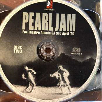 2CD Pearl Jam: Fox Theatre Atlanta GA 3rd April '94