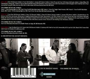 3CD Pearl Jam: The Broadcast Archive