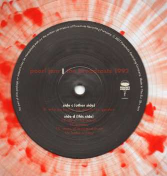 2LP Pearl Jam: The Broadcasts 1992 LTD | CLR