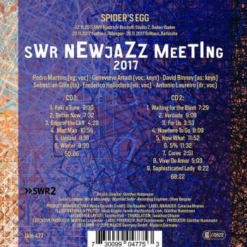 2CD Genevieve Artadi: Spider's Egg (SWR Newjazz Meeting 2017)