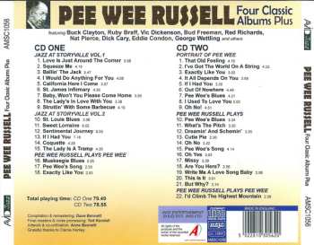 2CD Pee Wee Russell: Four Classic Albums  Plus