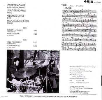 CD Pepper Adams: Twelfth & Pingree LTD