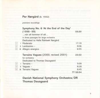 CD DR RadioSymfoniOrkestret: Symphony No. 6 'At The End Of The Day' / Terrains Vagues