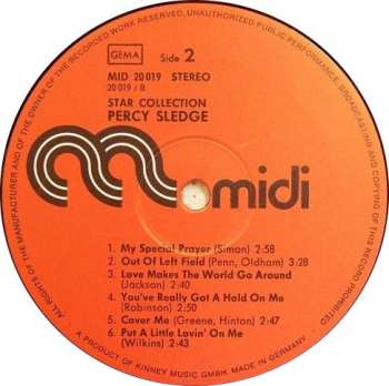 LP Percy Sledge: Star-Collection