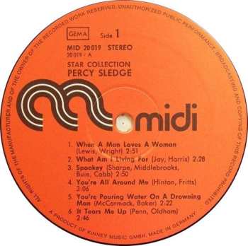 LP Percy Sledge: Star-Collection