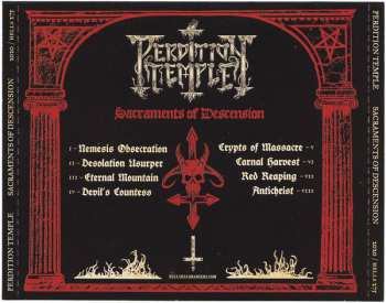 CD Perdition Temple: Sacraments Of Descension