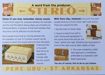 LP Pere Ubu: St. Arkansas LTD | CLR