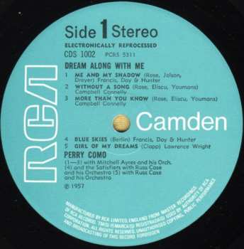 LP Perry Como: Dream Along With Me