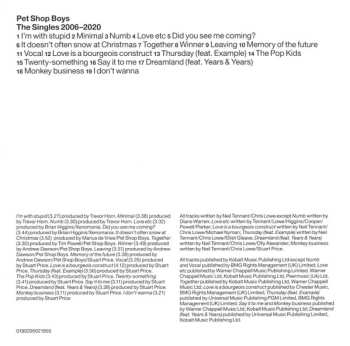 3CD/Set di cofanetti Pet Shop Boys: Smash (The Singles 1985-2020) LTD