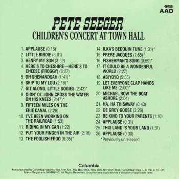 CD Pete Seeger: Children's Concert At Town Hall
