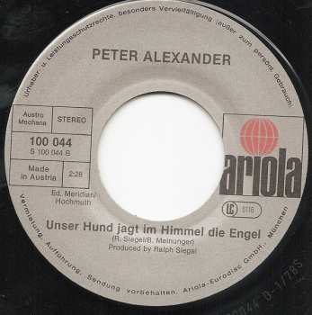 SP Peter Alexander: Bei Uns Daheim