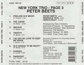 CD Peter Beets: New York Trio - Page 3