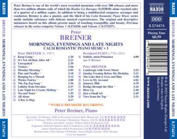 CD Peter Breiner: Mornings, Evenings And Late Nights