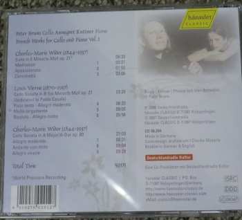 CD Peter Bruns: Widor - Vierne; French Works For Cello And Piano Vol. 1