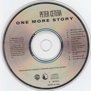 CD Peter Cetera: One More Story