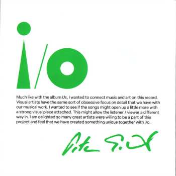 2CD Peter Gabriel: I/O