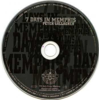 CD Peter Gallagher: 7 Days In Memphis
