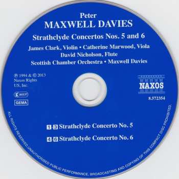 CD Scottish Chamber Orchestra: Strathclyde Concertos Nos. 5 and 6