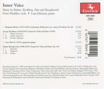 CD Lura Johnson: Inner Voice