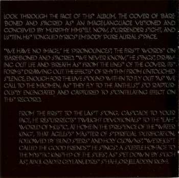 CD Peter Murphy: Bare-Boned And Sacred