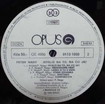 LP Peter Nagy: Myslíš Na To, Na Čo Ja?