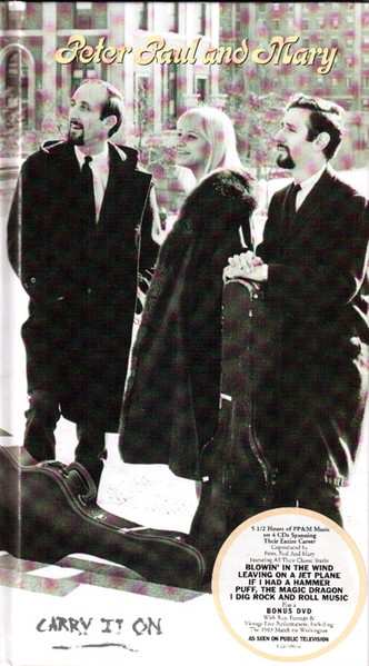 4CD/DVD/Set di cofanetti Peter, Paul & Mary: Carry It On