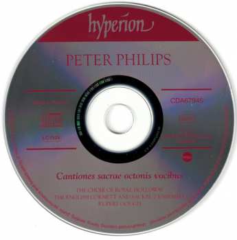 CD Peter Philips: Cantiones Sacrae Octonis Vocibus (1613)
