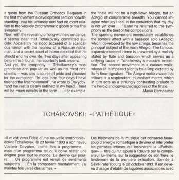 CD Pyotr Ilyich Tchaikovsky: Symphonie No.6 »Pathétique«