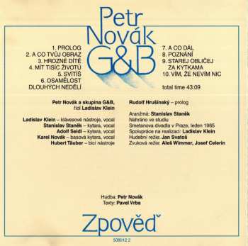 CD Petr Novák: Zpověď