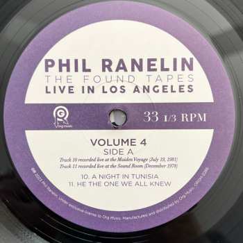 4LP/Set di cofanetti Phil Ranelin: The Found Tapes Live In Los Angeles
