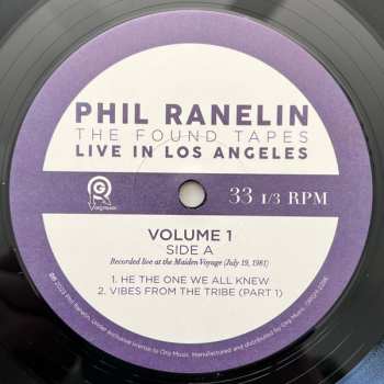 4LP/Set di cofanetti Phil Ranelin: The Found Tapes Live In Los Angeles