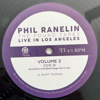 4LP/Set di cofanetti Phil Ranelin: The Found Tapes Live In Los Angeles