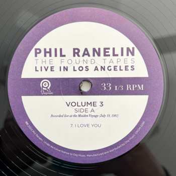 4LP/Set di cofanetti Phil Ranelin: The Found Tapes Live In Los Angeles