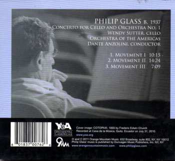 CD Philip Glass: Concerto For Cello And Orchestra No. 1