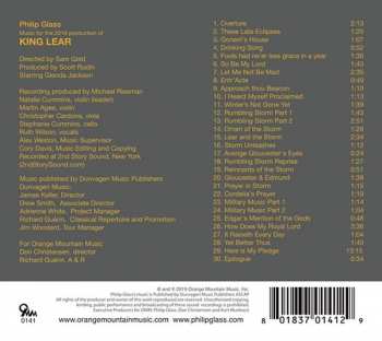 CD Philip Glass: King Lear
