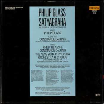3LP/Set di cofanetti Philip Glass: Satyagraha